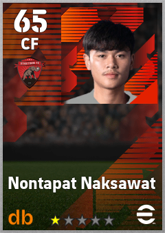 Nontapat Naksawat — CF, OVR 65, MAX 65