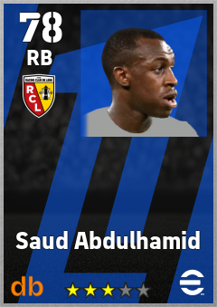 Saud Abdulhamid — RB, OVR 78, MAX 78