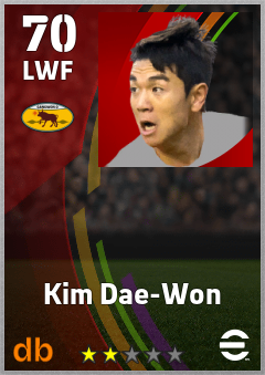Kim Dae-Won eFootball player card