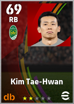 Kim Tae-Hwan — RB, OVR 69, MAX 69