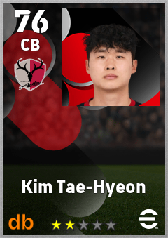 Kim Tae-Hyeon — CB, OVR 76, MAX 76