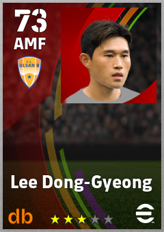 Lee Dong-Gyeong — AMF, OVR 73, MAX 73
