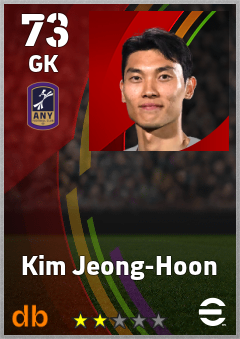 Kim Jeong-Hoon eFootball player card