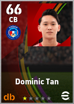 Dominic Tan eFootball player card