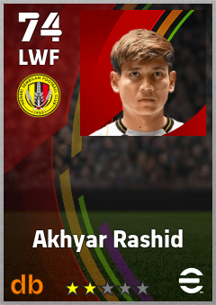 Akhyar Rashid eFootball player card