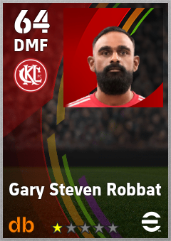 Gary Steven Robbat — DMF, OVR 64, MAX 64