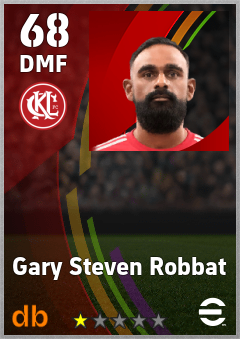 Gary Steven Robbat — DMF, OVR 68, MAX 68