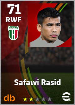 Safawi Rasid eFootball player card