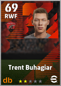 Trent Buhagiar — RWF, OVR 69, MAX 69