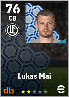 Lukas Mai — CB, OVR 76, MAX 76
