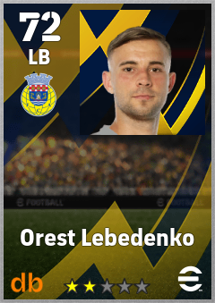 Orest Lebedenko — LB, OVR 72, MAX 72