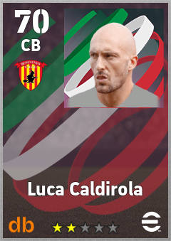 Luca Caldirola — CB, OVR 70, MAX 70