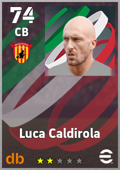 Luca Caldirola — CB, OVR 74, MAX 74