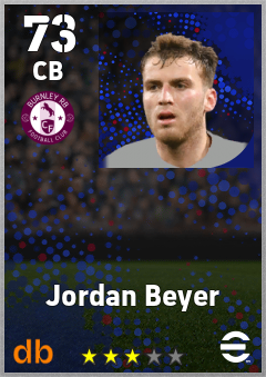 Jordan Beyer eFootball player card