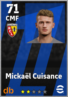Mickaël Cuisance — CMF, OVR 71, MAX 71