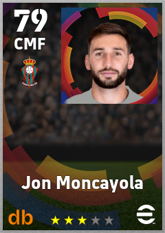 Jon Moncayola — CMF, OVR 79, MAX 79