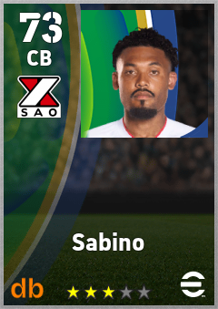 Sabino eFootball player card