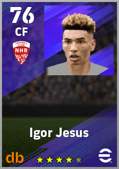 Igor Jesus eFootball player card
