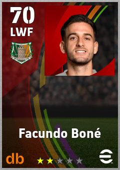 Facundo Boné eFootball player card
