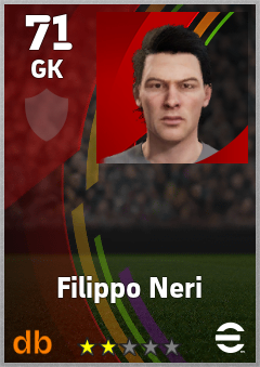 Filippo Neri — GK, OVR 71, MAX 71