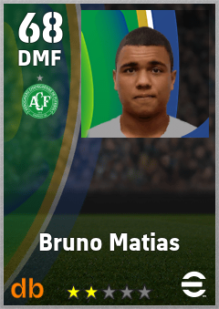 Bruno Matias — DMF, OVR 68, MAX 68