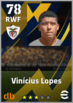 Vinícius Lopes eFootball player card