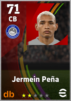 Jermein Peña — CB, OVR 71, MAX 71