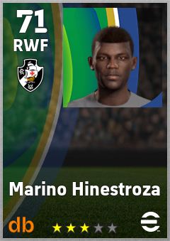 Marino Hinestroza — RWF, OVR 71, MAX 71