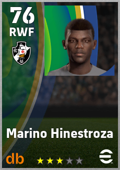 Marino Hinestroza — RWF, OVR 76, MAX 76