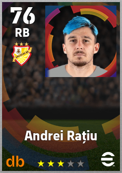 Andrei Rațiu eFootball player card
