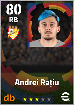 Andrei Rațiu — RB, OVR 80, MAX 80