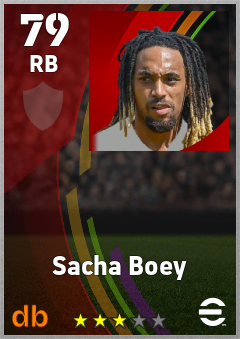 Sacha Boey — RB, OVR 79, MAX 79