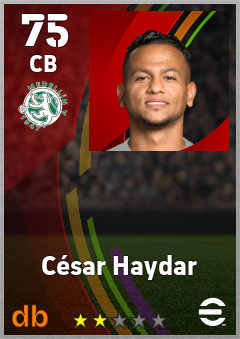 César Haydar eFootball player card