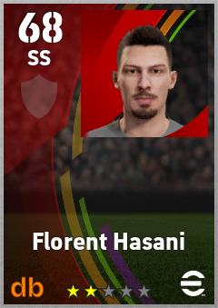 Florent Hasani eFootball player card