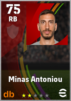 Minas Antoniou eFootball player card