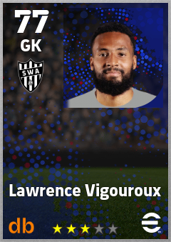 Lawrence Vigouroux — GK, OVR 77, MAX 77
