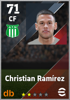 Christian Ramírez — CF, OVR 71, MAX 71