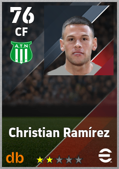 Christian Ramírez — CF, OVR 76, MAX 76