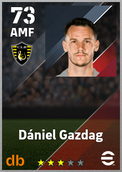 Dániel Gazdag eFootball player card
