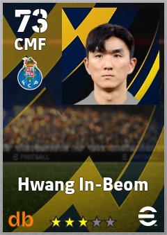 Hwang In-Beom eFootball player card