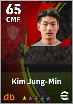 Kim Jung-Min eFootball player card