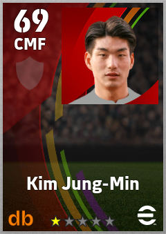 Kim Jung-Min — CMF, OVR 69, MAX 69