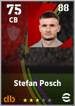 Stefan Posch eFootball player card