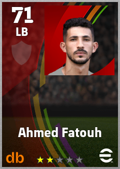 Ahmed Fatouh eFootball player card