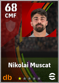 Nikolai Muscat — CMF, OVR 68, MAX 68