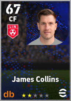 James Collins — CF, OVR 67, MAX 67