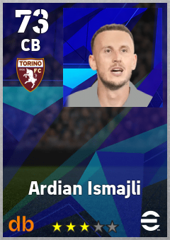 Ardian Ismajli eFootball player card