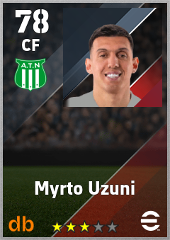Myrto Uzuni — CF, OVR 78, MAX 78