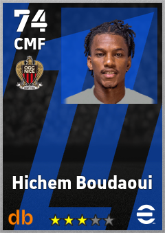 Hichem Boudaoui eFootball player card