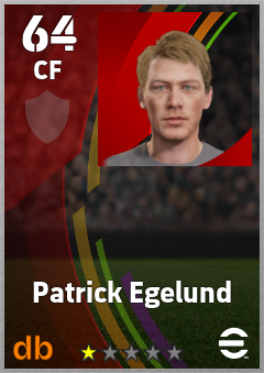 Patrick Egelund eFootball player card